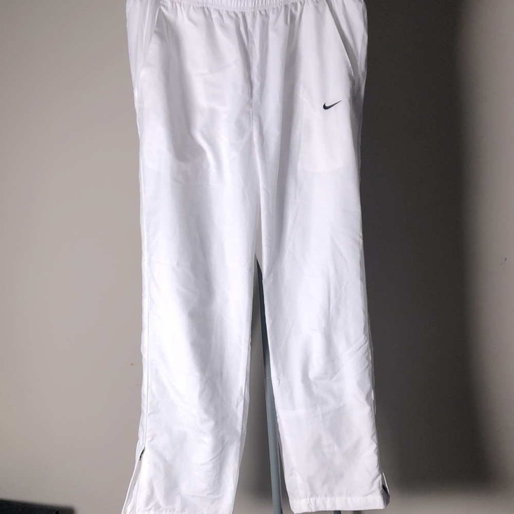 NIKE White Track Pants